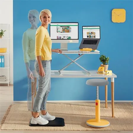 Stojan na notebook, nastaviteľný, LEITZ "Ergo Cosy", teplá žltá 7