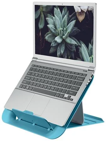 Stojan na notebook, nastaviteľný, LEITZ "Ergo Cosy", pokojná modrá 4