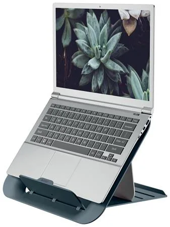 Stojan na notebook, nastaviteľný, LEITZ "Ergo Cosy", zamatová sivá 4