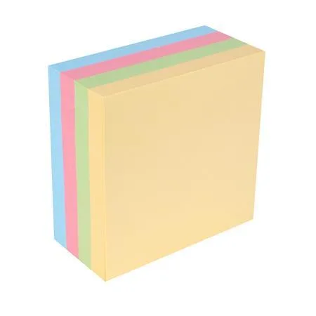 Samolepiaci bloček, 75x75 mm, 400 listov, VICTORIA OFFICE, pastelový 2