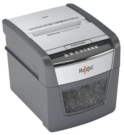 Skartovací stroj, konfety, 45 listov, REXEL "Optimum AutoFeed 45X" 3
