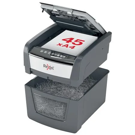 Skartovací stroj, konfety, 45 listov, REXEL "Optimum AutoFeed 45X" 4