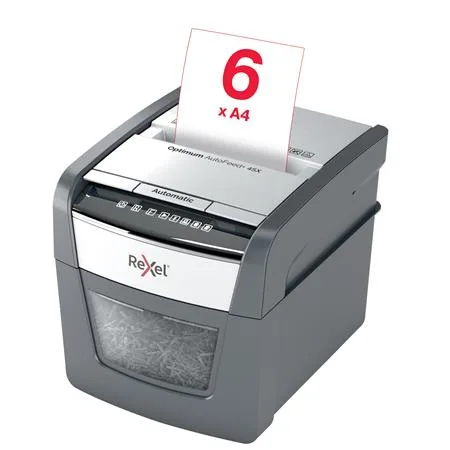 Skartovací stroj, konfety, 45 listov, REXEL "Optimum AutoFeed 45X" 7
