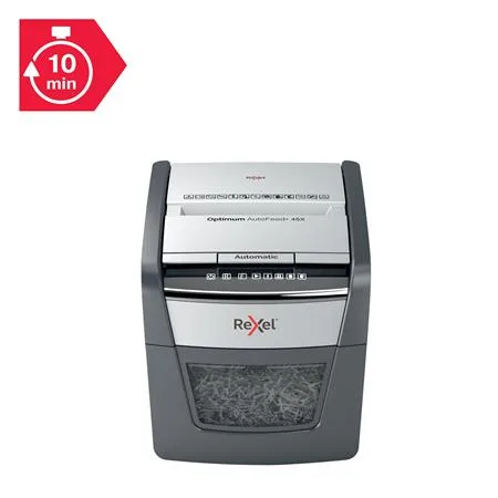 Skartovací stroj, konfety, 45 listov, REXEL "Optimum AutoFeed 45X" 9