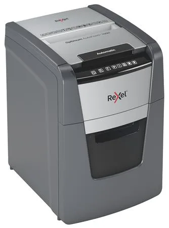Skartovací stroj, mikrokonfety, 100 listov, REXEL "Optimum AutoFeed+ 100M" 3