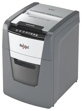 Skartovací stroj, konfety, 100 listov, REXEL "Optimum AutoFeed+ 100X" 2