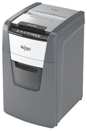 Skartovací stroj, mikrokonfety, 150 listov, REXEL "Optimum AutoFeed+ 150M" 2
