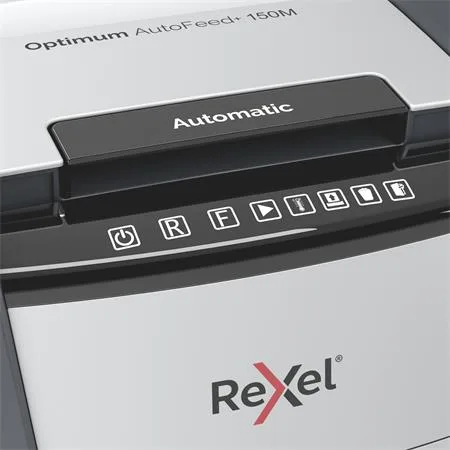 Skartovací stroj, mikrokonfety, 150 listov, REXEL "Optimum AutoFeed+ 150M" 6