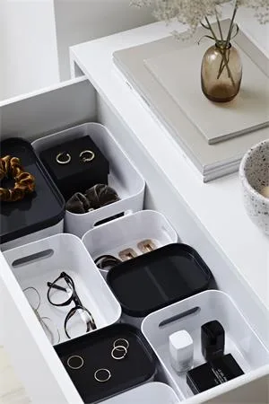 Úložný box, plastový, 1,5 l, SMARTSTORE "Compact S", biely 3
