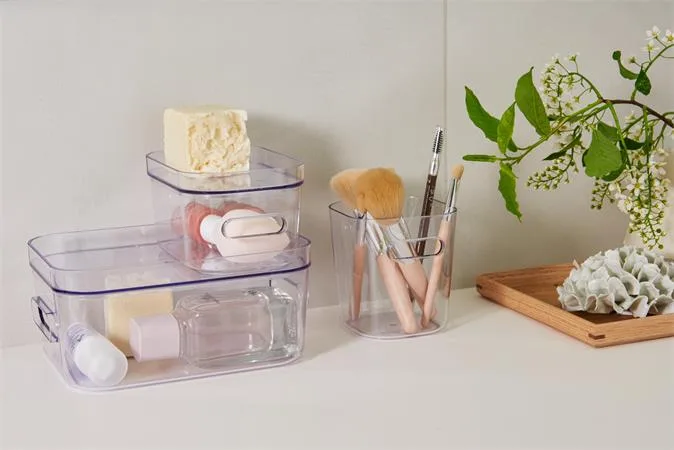 Úložný box, plastový, 1,5 l, SMARTSTORE "Compact Clear S", priehľadný 4