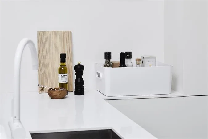 Úložný box, plastový, 15,4 l, SMARTSTORE "Compact L", biely 5