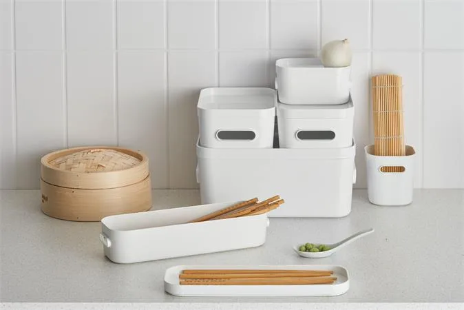 Úložný box, plastový, 0,6 l, SMARTSTORE "Compact Mini", biely 5