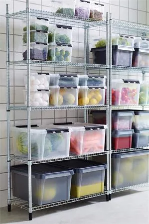 Úložný box, plastový, 2 l, čierne úchytky, SMARTSTORE "Classic 2", priehľadný 3