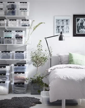 Úložný box, plastový, 32 l, čierne úchytky, SMARTSTORE "Classic 31",  priehľadný 6