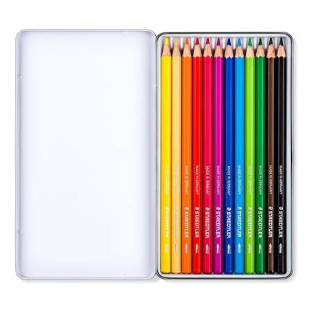 Farebné ceruzky, šesťhranné, STAEDTLER® "146M", 12 rôznych kovových farieb 2