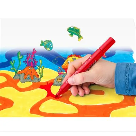 Fixky, sada, 3 mm, trojuholníkový tvar, vyprateľné, STAEDTLER "Noris® jumbo 328-B", 12 rôznych farieb 3