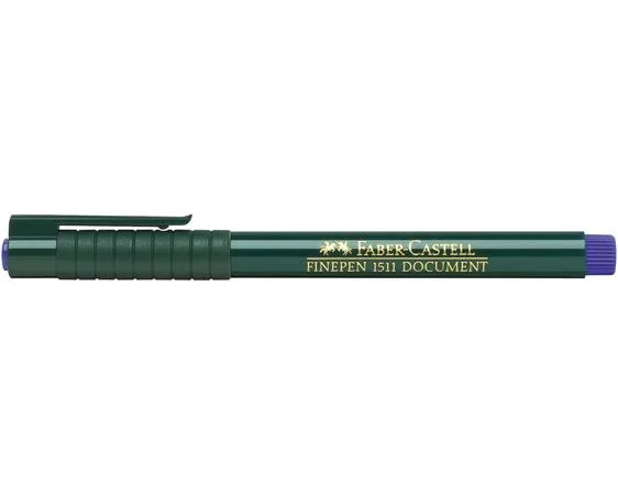 Liner, 0,4 mm, FABER-CASTELL "Finepen 1511", modrý 3
