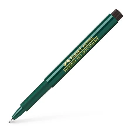 Liner, 0,4 mm, FABER-CASTELL "Finepen 1511", čierny 2