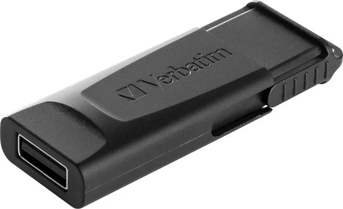 USB kľúč, 128GB, USB 2.0, VERBATIM "Slider", čierny 2