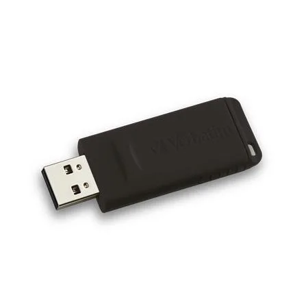 USB kľúč, 128GB, USB 2.0, VERBATIM "Slider", čierny 4