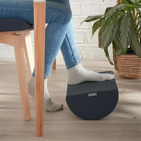 Opierka nôh, LEITZ "Ergo Cosy", zamatová sivá 4