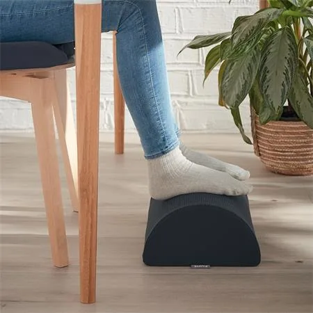 Opierka nôh, LEITZ "Ergo Cosy", zamatová sivá 5