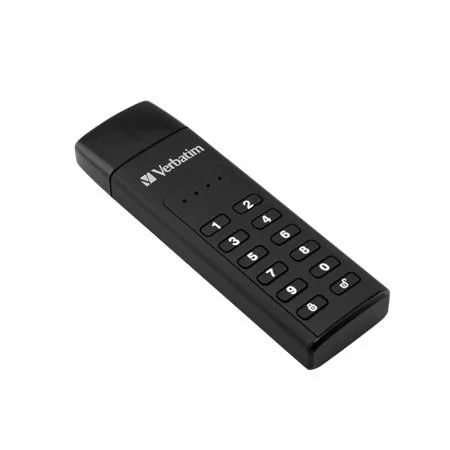 USB kľúč, 64GB, USB 3.2, šifrované, 160/130Mb/s, VERBATIM "Keypad Secure" 2
