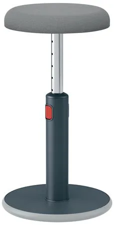 Stolička, ergonomická, LEITZ "Ergo Cosy Active", zamatová sivá 2