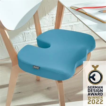 Vankúš na sedenie, ergonomický, LEITZ "Ergo Cosy", pokojná modrá 3