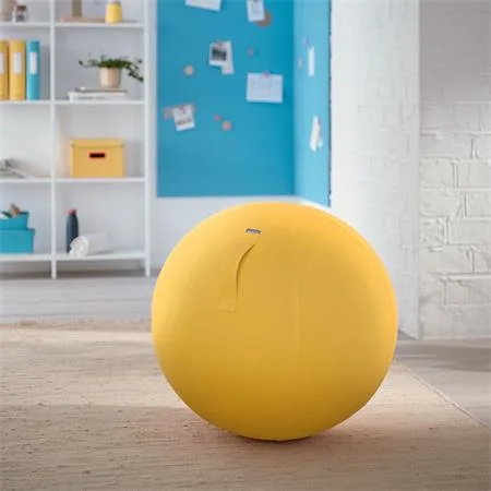 Gymnastická lopta na sedenie, LEITZ "Ergo Cosy", teplá žltá 4