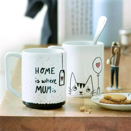 Popisovač na porcelán, sada, EDDING  "4200 Family color", 6 rôznych farieb 6
