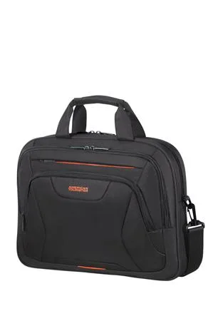 Taška na notebook, 15,6", AMERICAN TOURISTER "AT Work", čierna-oranžová 2