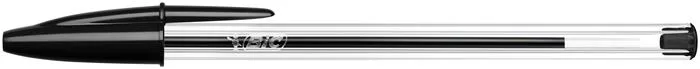 Guľôčkové pero, 0,32 mm, s vrchnákom, BIC "Cristal Original", čierne 2