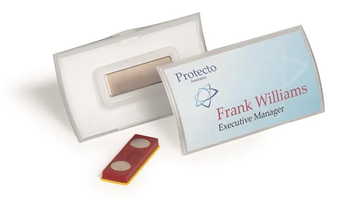 Visačka, s magnetom proti pretáčaniu, 75x40 mm, DURABLE "CLICK FOLD" 5