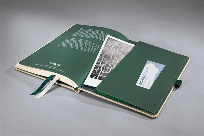 Zápisník, exkluzívny, A5, bodkovaný, 97 listov, tvrdá obálka, SIGEL "Conceptum Nature Edition" 5