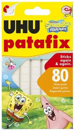 Lepiaca hmota, 80 štvorčekov/balenie, UHU "Patafix" 2