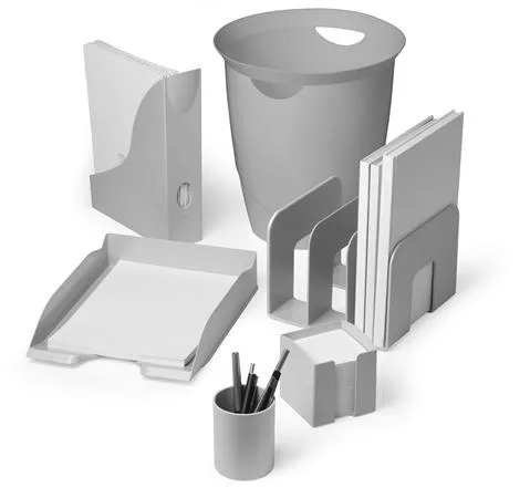 Zakladač, plastový, 73 mm, DURABLE "Eco", sivá 2