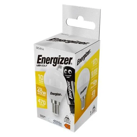LED žiarovka, E14, golfová loptička, 4,9W (40W), 470lm, 4000K, ENERGIZER 2