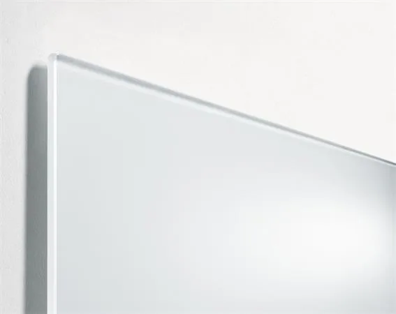 Magnetická sklenená tabuľa, 91x46x1,5 cm, SIGEL "Artverum® ", super biela, matná 3