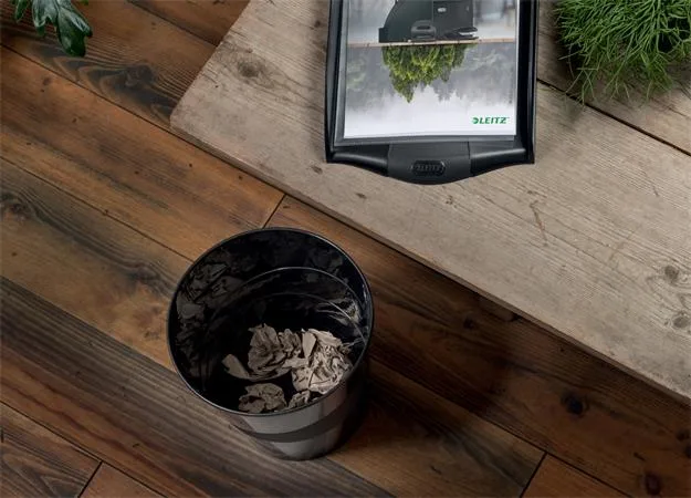 Odpadkový kôš, 15 litrový, LEITZ "Recycle", čierna 2