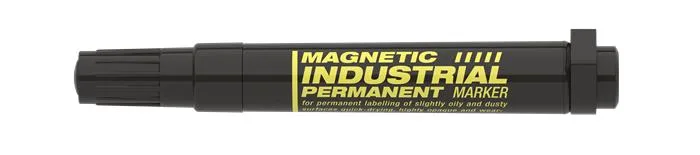 Permanentný popisovač, priemyselný, 1-3 mm, kužeľ. hrot, s magnetom, ICO "Magnetic industrial permanent 11 XXL", čierna 2
