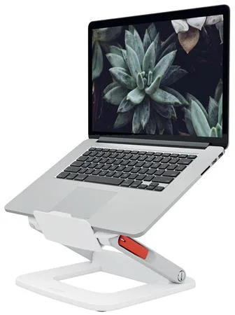 Stojan na notebook, nastaviteľný, LEITZ "Ergo", biela 2