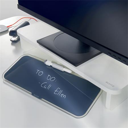 Stojan na monitor, LEITZ "Ergo", biela 5