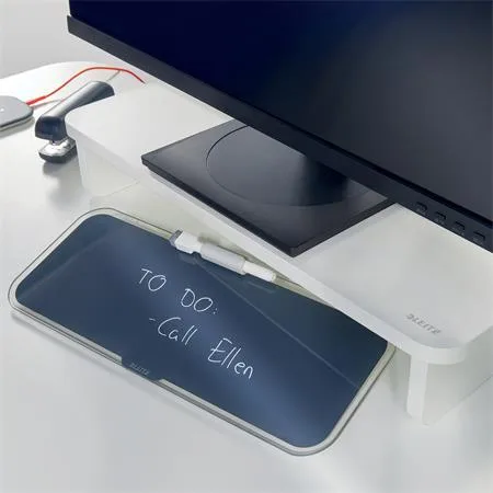 Stojan na monitor, LEITZ "Ergo", biela 5