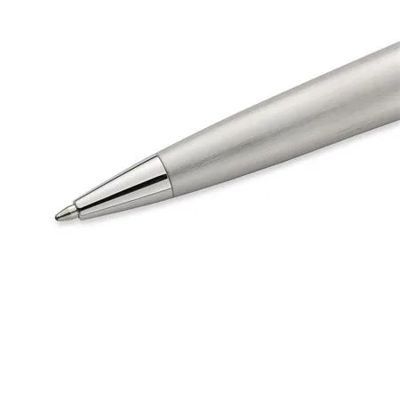 Guľôčkové pero, 0,7 mm, leštené kovoé telo pera, strieborný klip, WATERMAN "Expert III", modrá 4