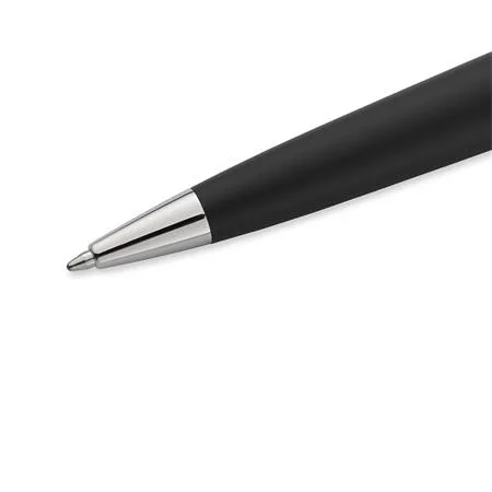 Guľôčkové pero, 0,7 mm, matné čierne telo pera, strieborný klip, WATERMAN "Expert III" , modrá 4