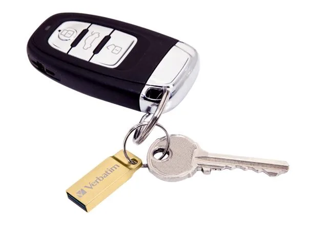 USB kľúč, 64GB, USB 3.2,  VERBATIM "Executive Metal", zlatá 4
