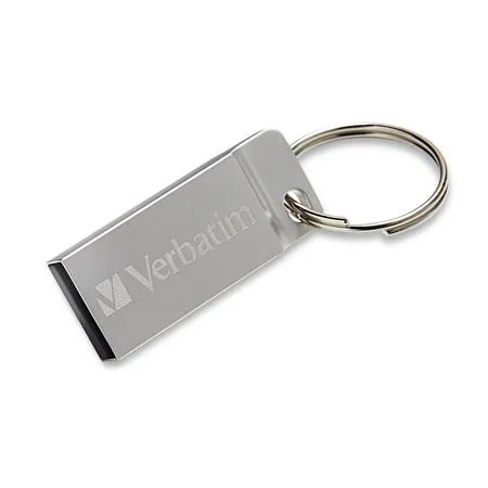 USB kľúč, 32GB, USB 2.0,  VERBATIM "Executive Metal", strieborná 3