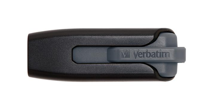 USB kľúč, 256GB, USB 3.2, 80/25 MB/sec, VERBATIM "V3", čierno-sivá 2