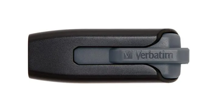 USB kľúč, 256GB, USB 3.2, 80/25 MB/sec, VERBATIM "V3", čierno-sivá 2
